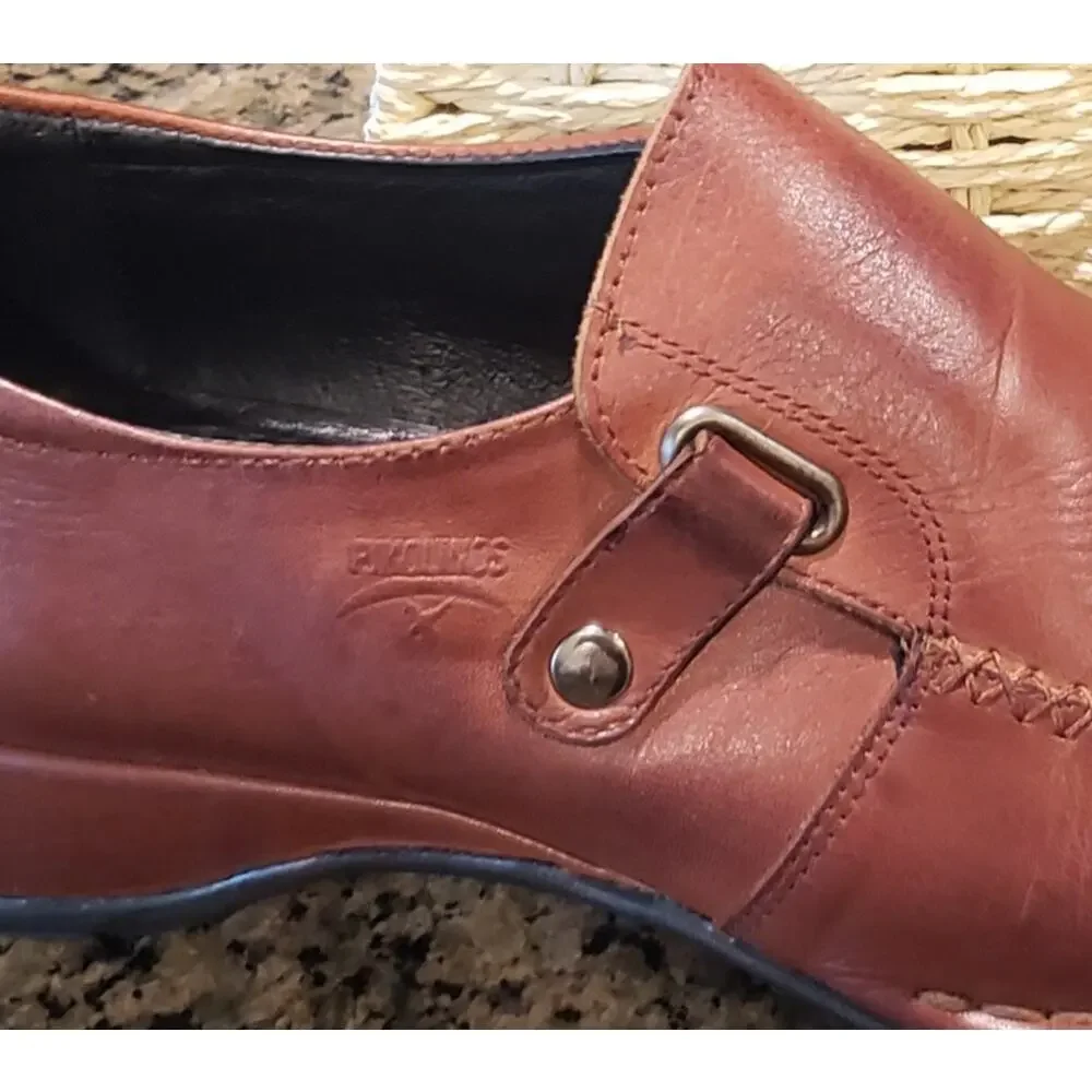 Vintage 90s Pikolinos Puerto Rico Leather slip on Loafers Shoes EU 38 US W 7.5